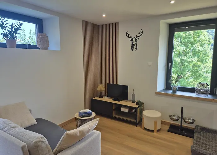 Le Reflet Des Sommets - Sauna, Jardin Et Terrasse Apartment